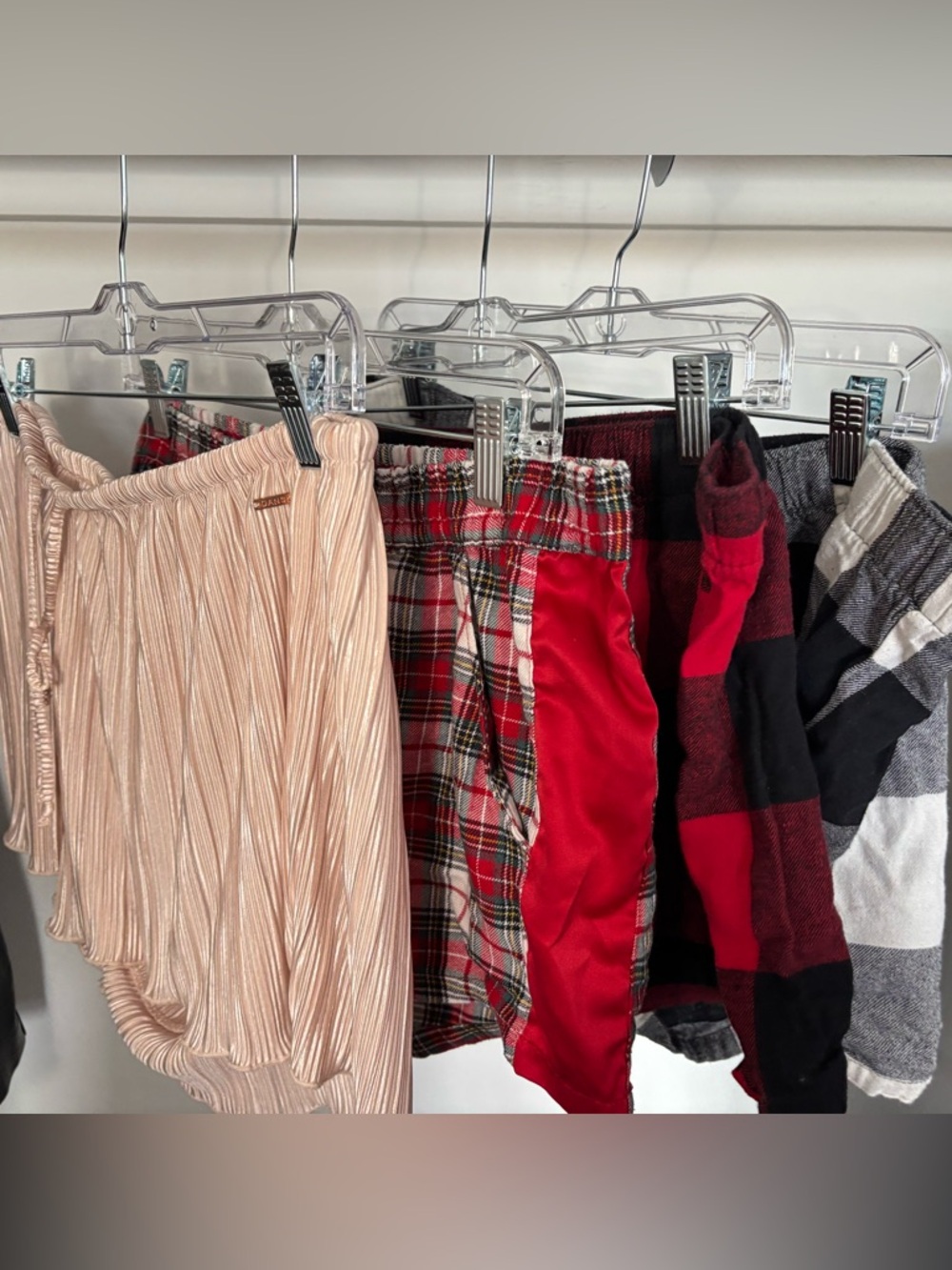 Multiple sleeping shorts